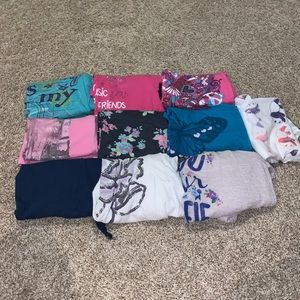 Girls shirt bundle